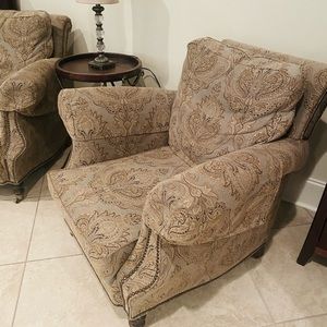 2 Wesley Hall fireside chairs